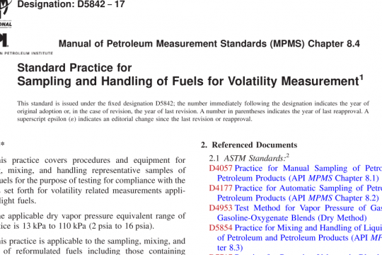 API MPMS 8.4 pdf free download